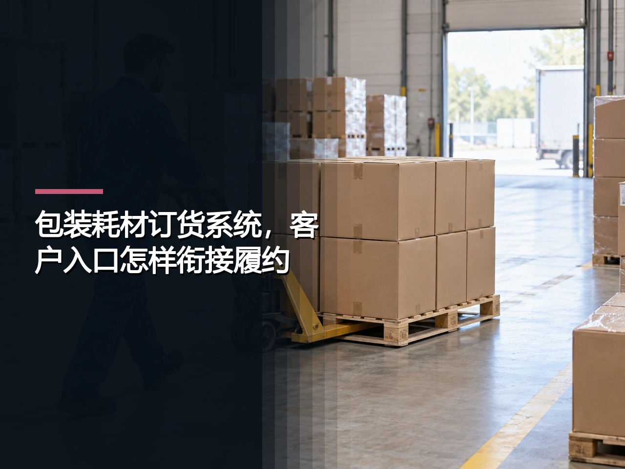 包装耗材订货系统，客户入口怎样衔接履约？