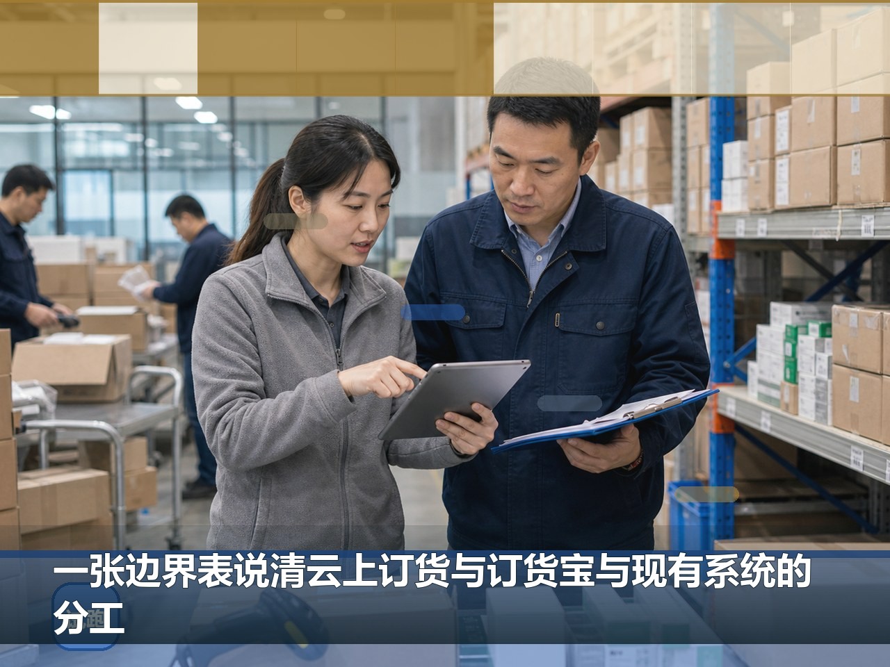 一张边界表说清云上订货与订货宝与现有系统的分工