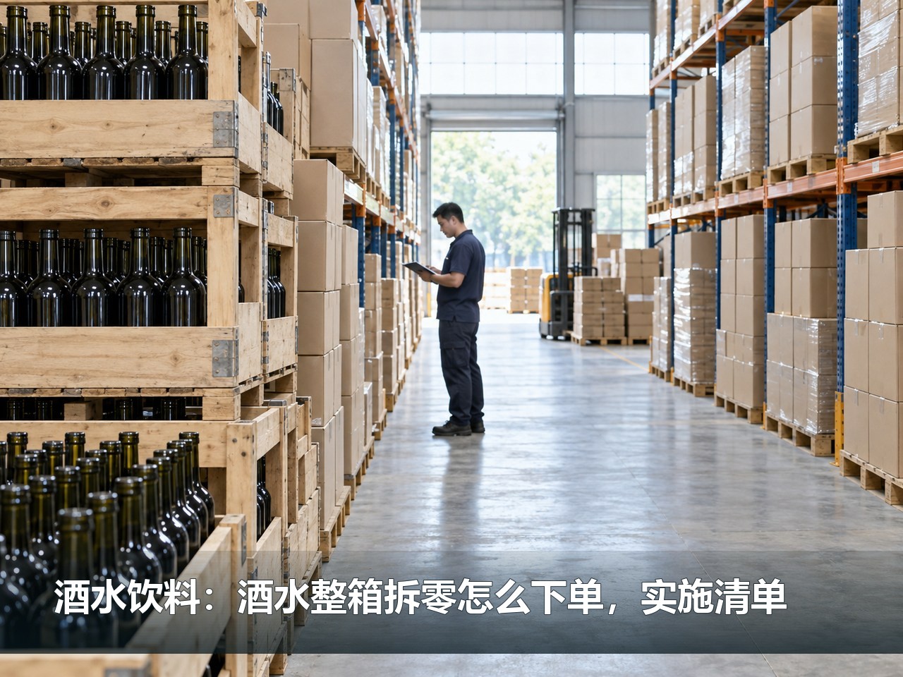 酒水饮料：酒水整箱拆零怎么下单，实施清单，多仓业务确认哪些规则