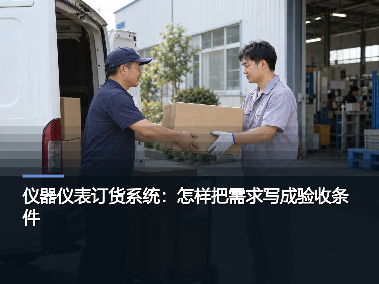 仪器仪表订货系统：怎样把需求写成验收条件？