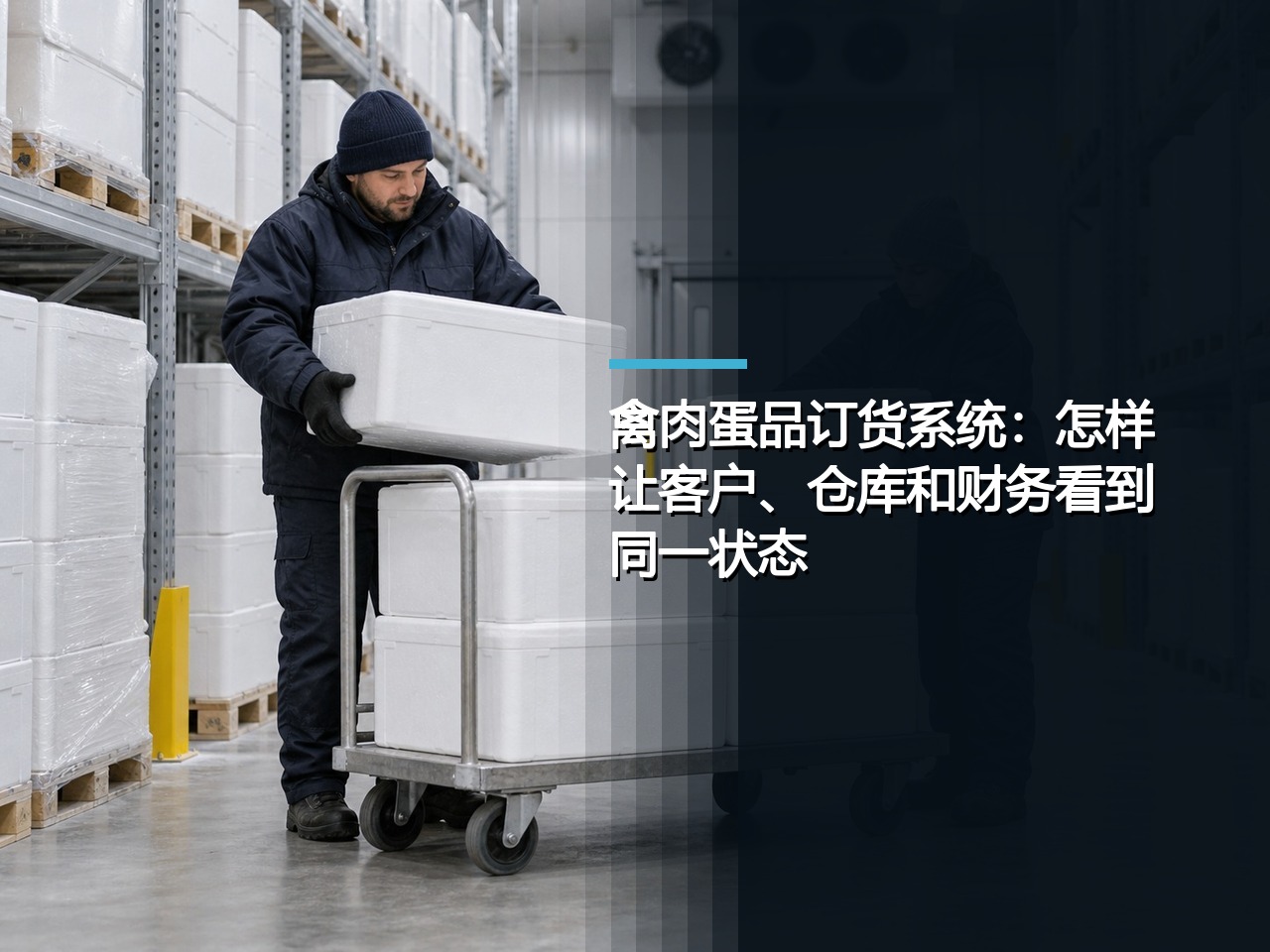 禽肉蛋品订货系统：怎样让客户、仓库和财务看到同一状态？