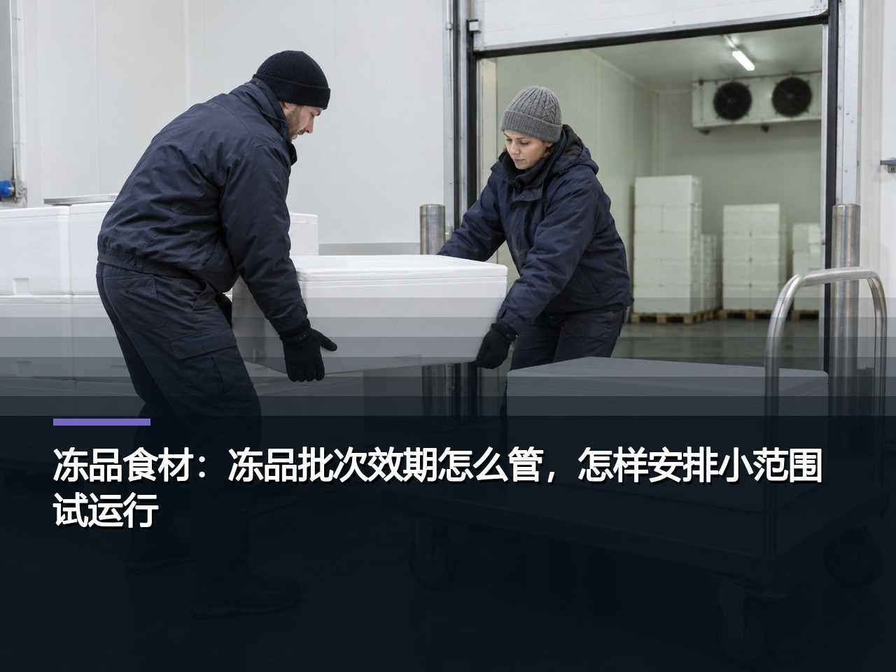 冻品食材：冻品批次效期怎么管，怎样安排小范围试运行？