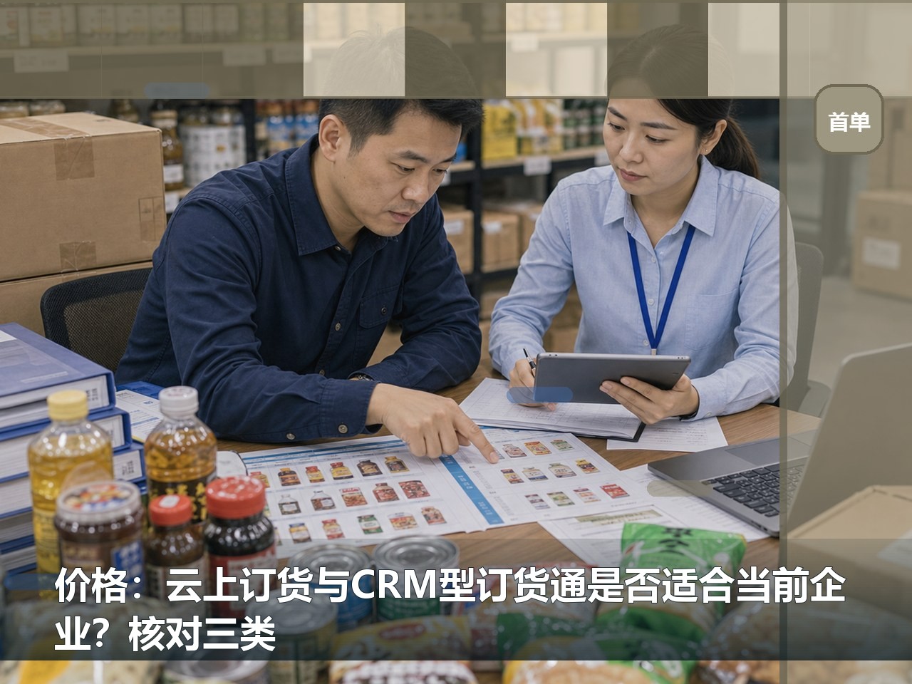 价格：云上订货与CRM型订货通是否适合当前企业？核对三类业务证据