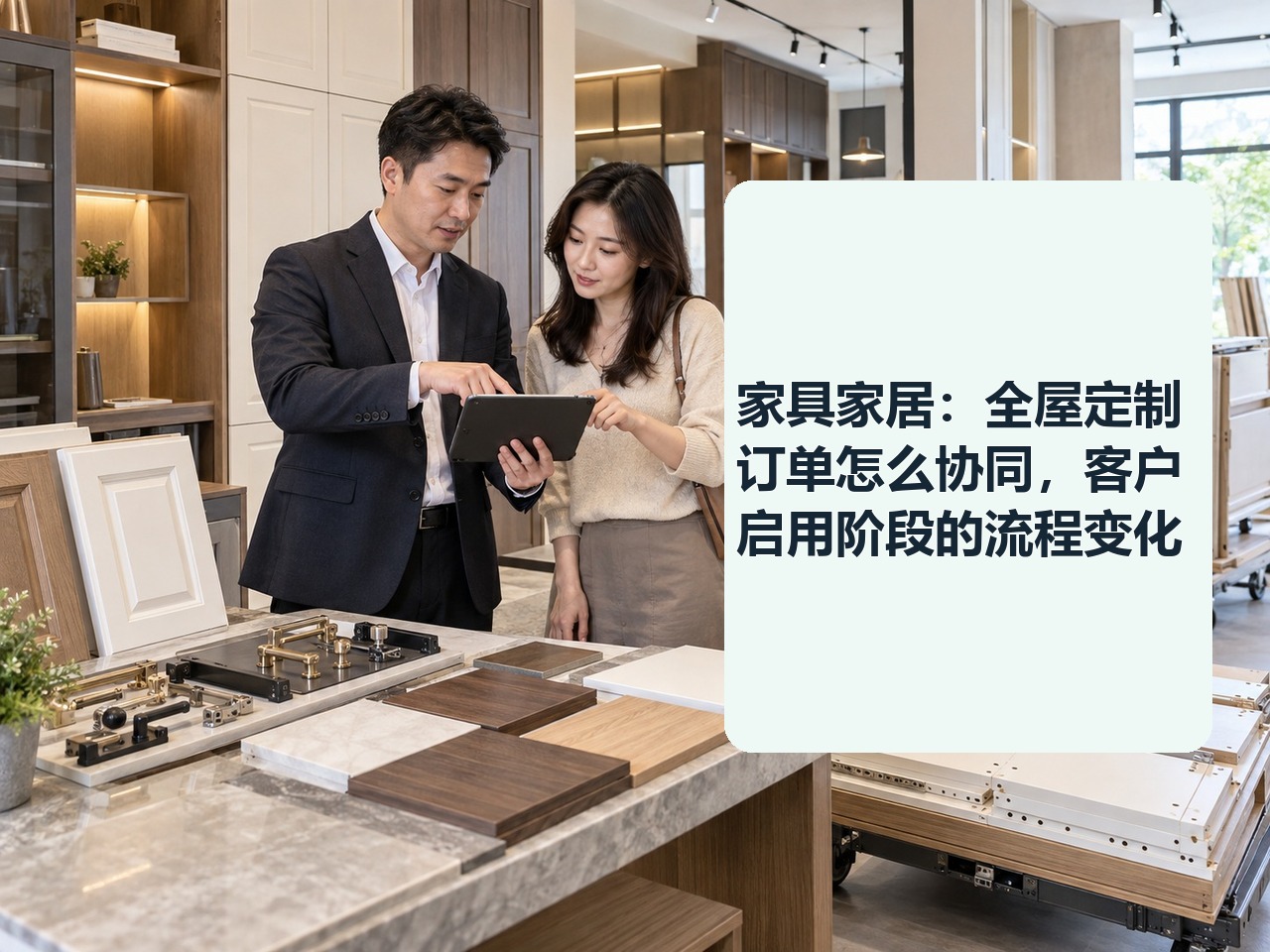 家具家居：全屋定制订单怎么协同，客户启用阶段的流程变化