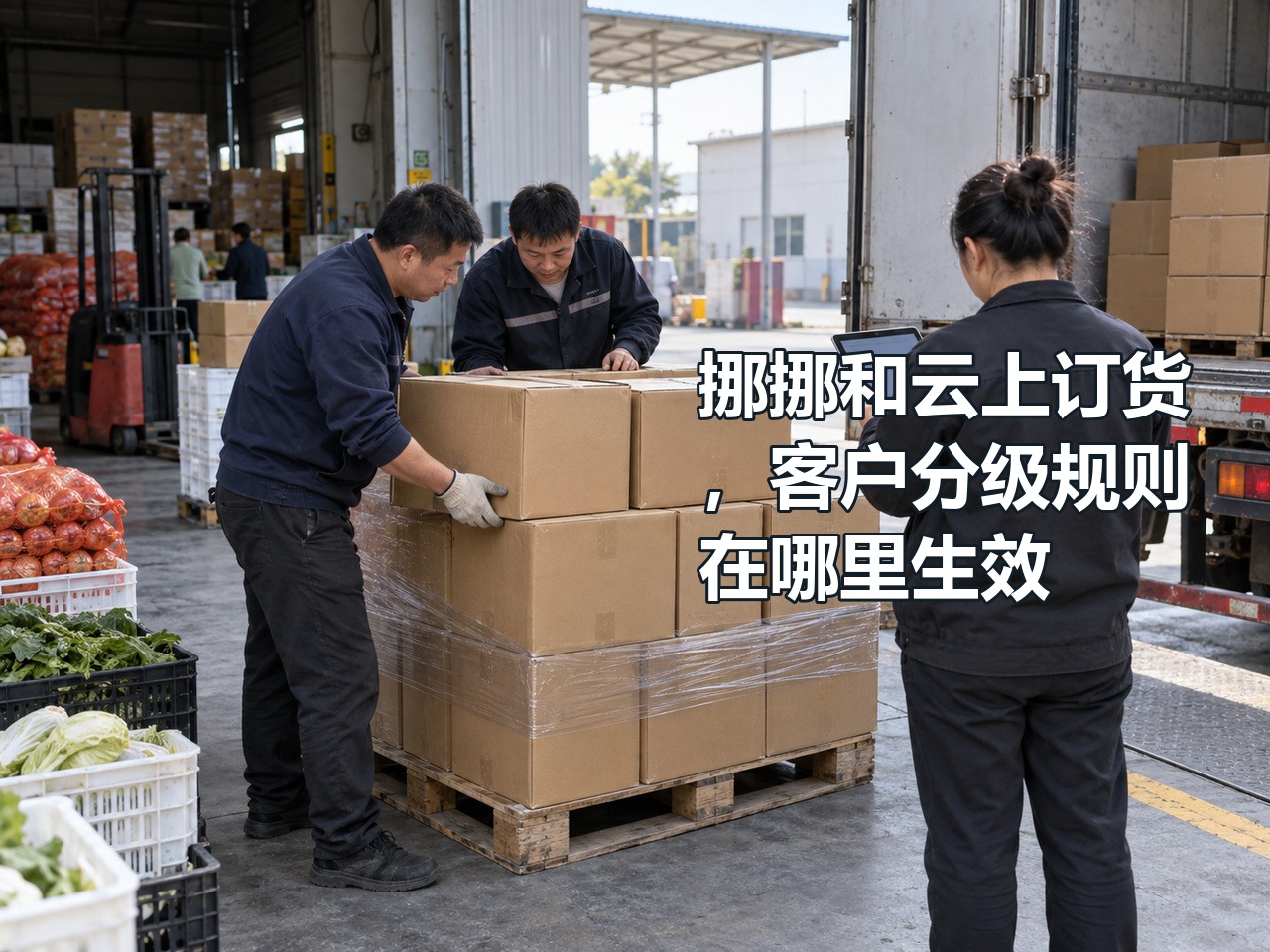 挪挪和云上订货，客户分级规则在哪里生效