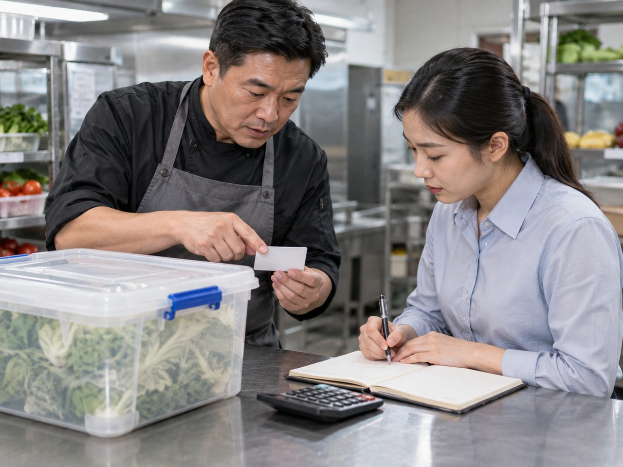 中央仓和门店依据订单核对配货与收货差异