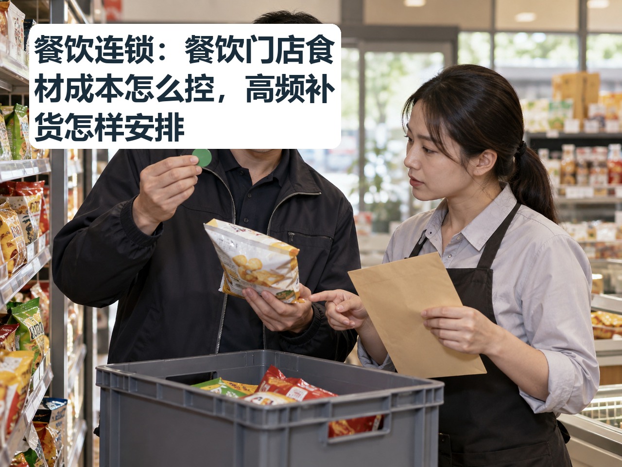 餐饮连锁：餐饮门店食材成本怎么控，高频补货怎样安排
