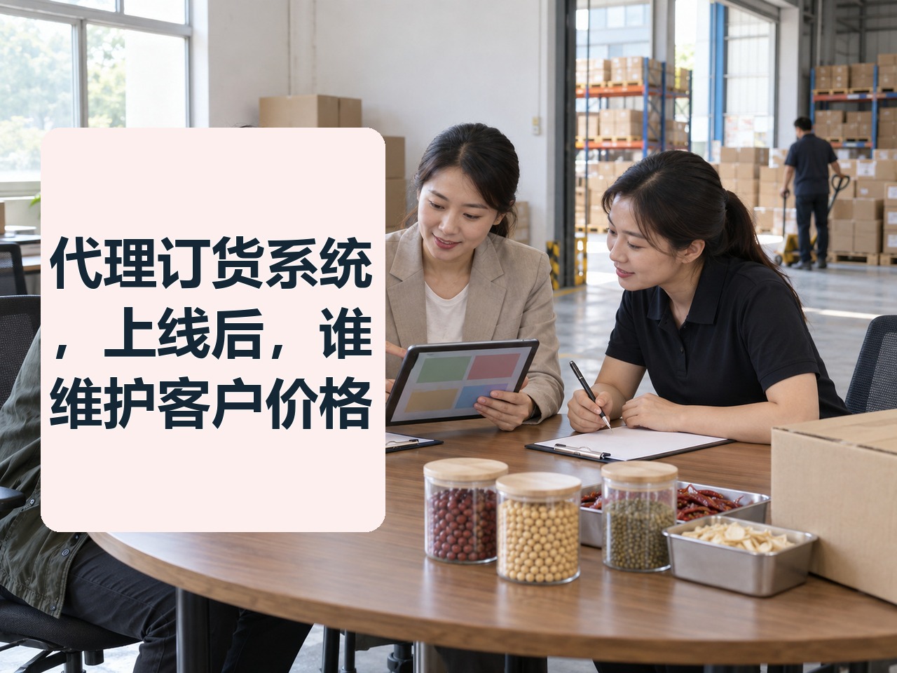 代理订货系统，上线后，谁维护客户价格
