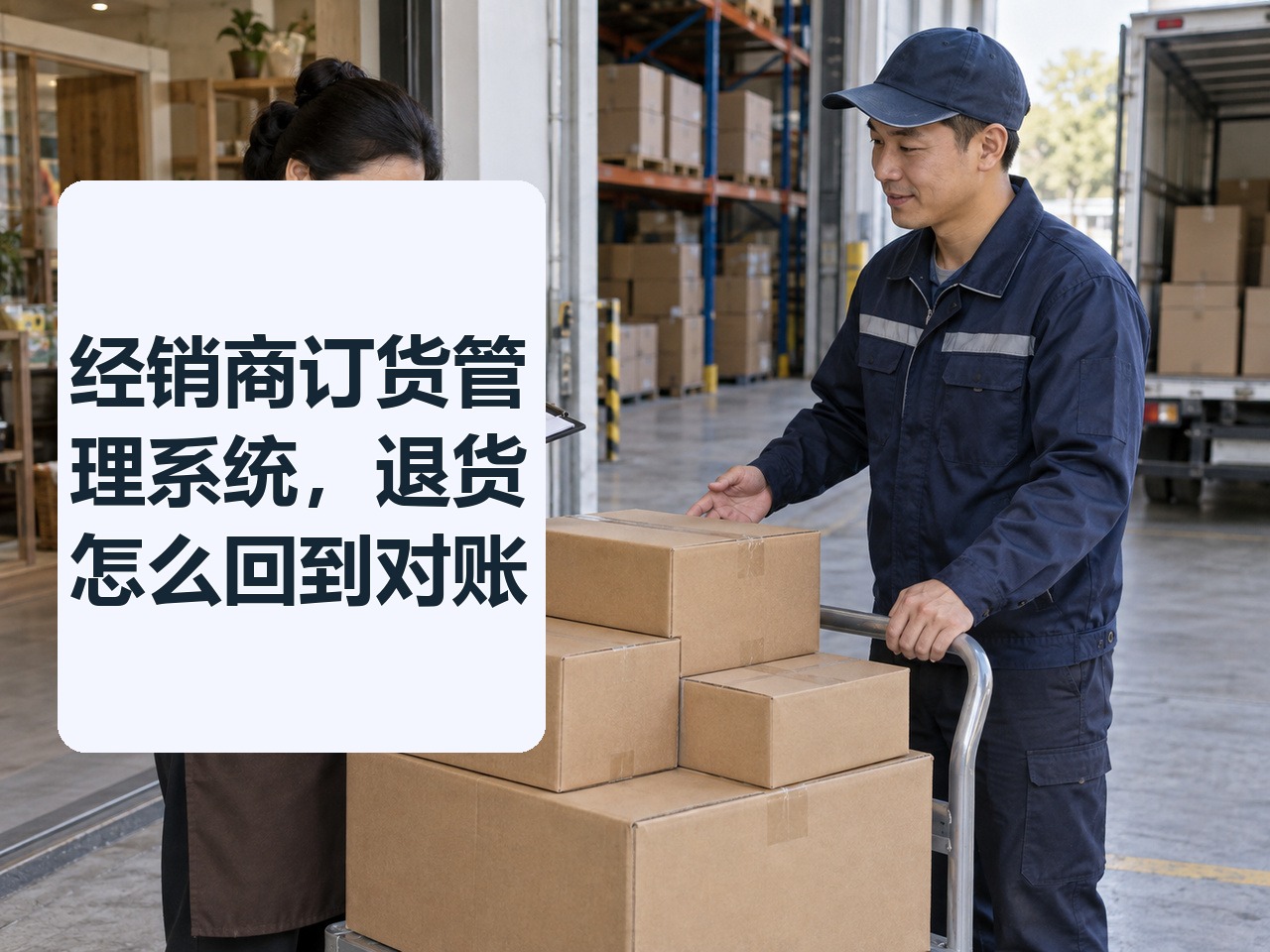 经销商订货管理系统，退货怎么回到对账