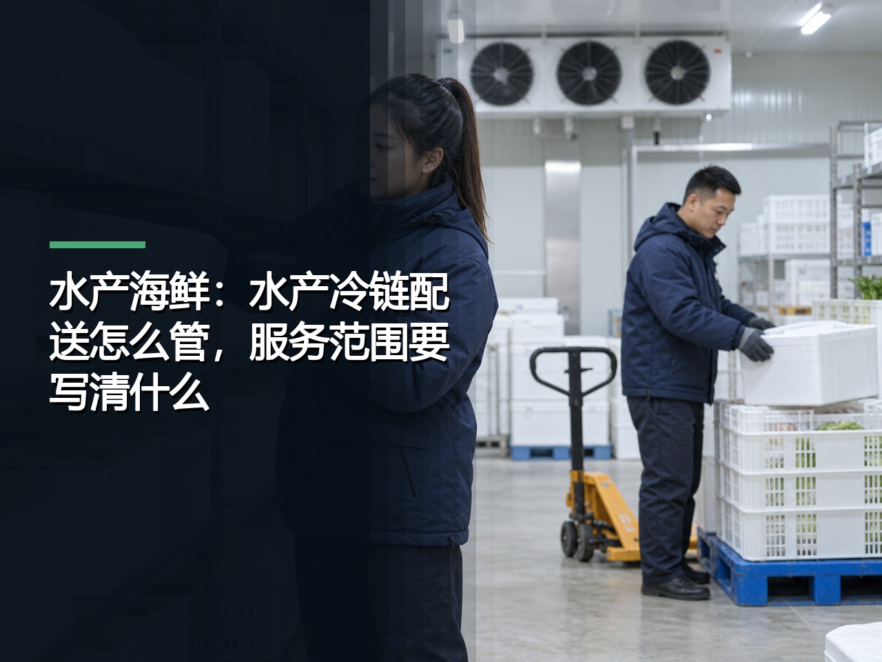 水产海鲜：水产冷链配送怎么管，服务范围要写清什么