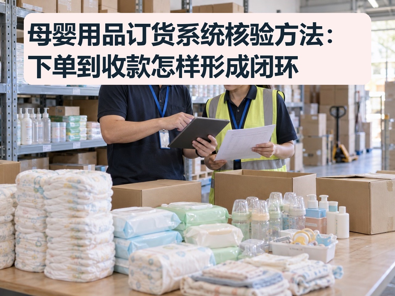 母婴用品订货系统核验方法：下单到收款怎样形成闭环