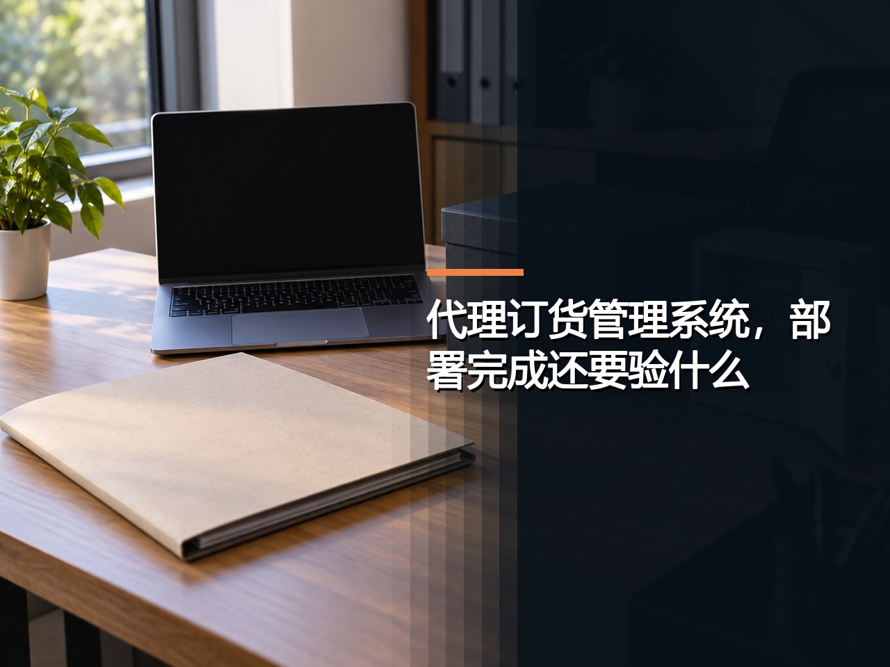 代理订货管理系统，部署完成还要验什么