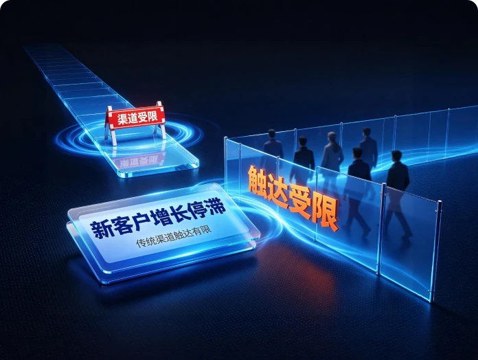 获客渠道受限增长停滞