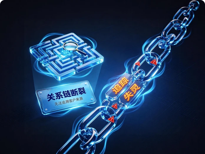 关系链断裂导致追踪失灵