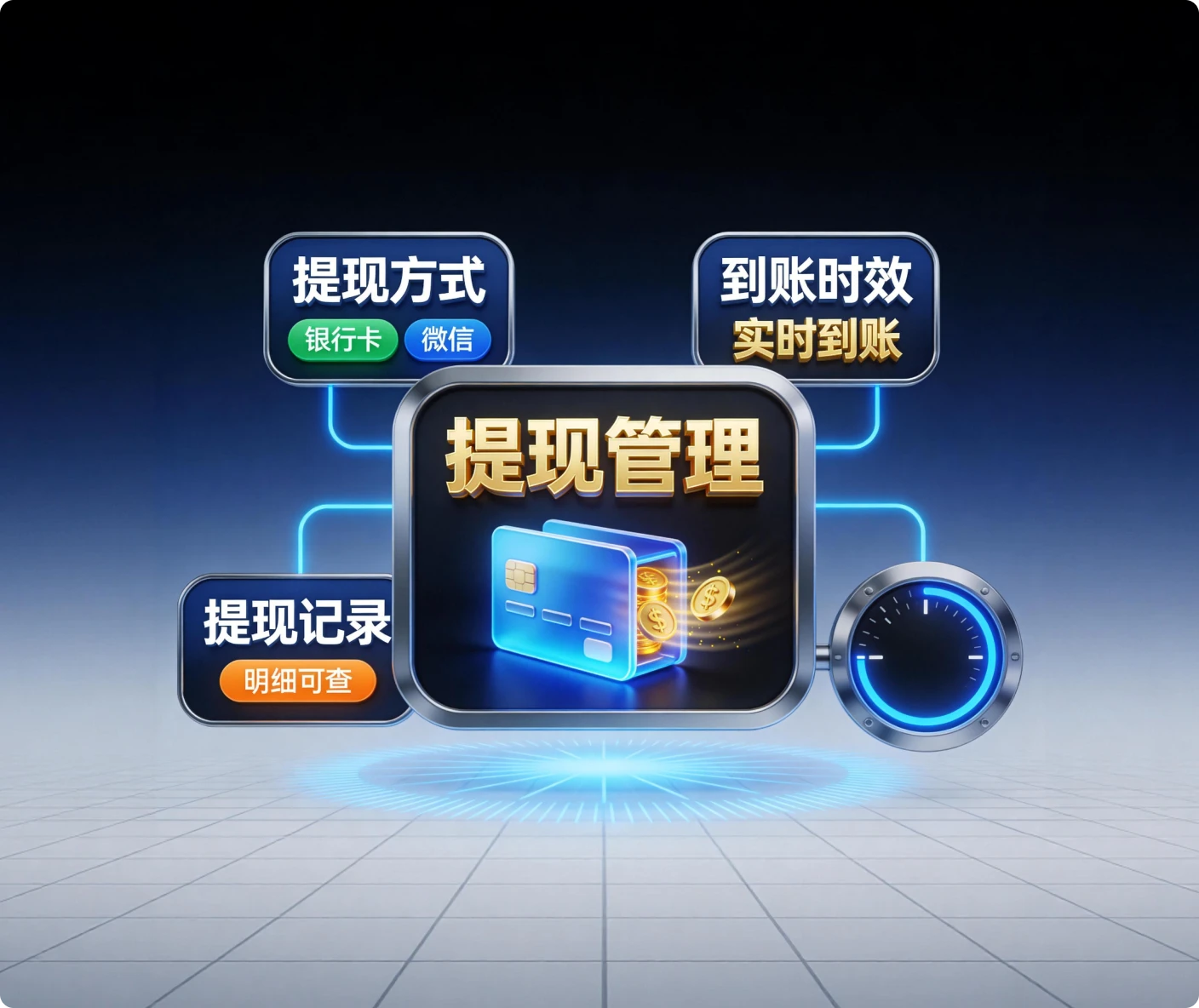 提现管理功能展示