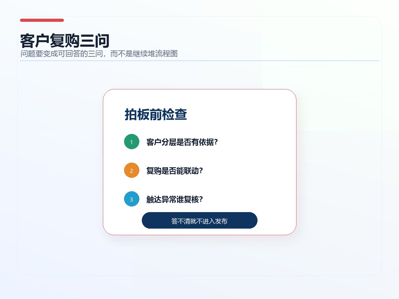 客户复购三问