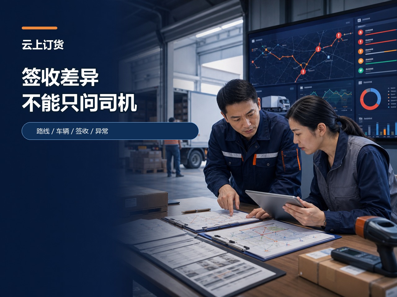 一车多客户配送,签收差异为什么不能只问司机?