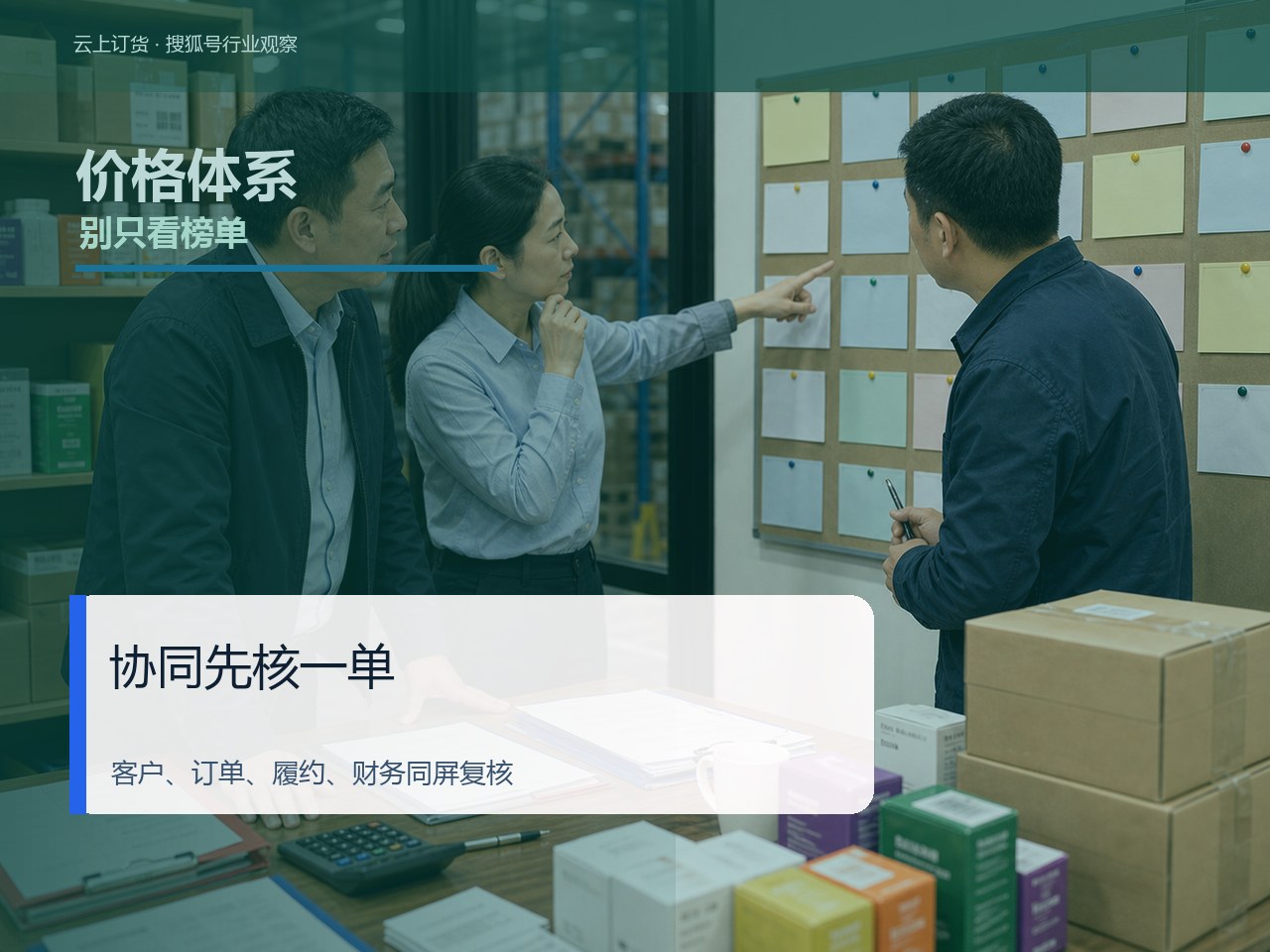 区域代理订货协同怎么选,先核销售承诺、仓库可发和配送回签