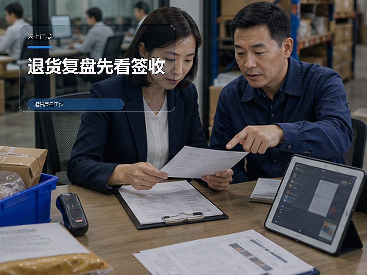 售后退货复盘时，批发企业重点核对发货签收是否能回写
