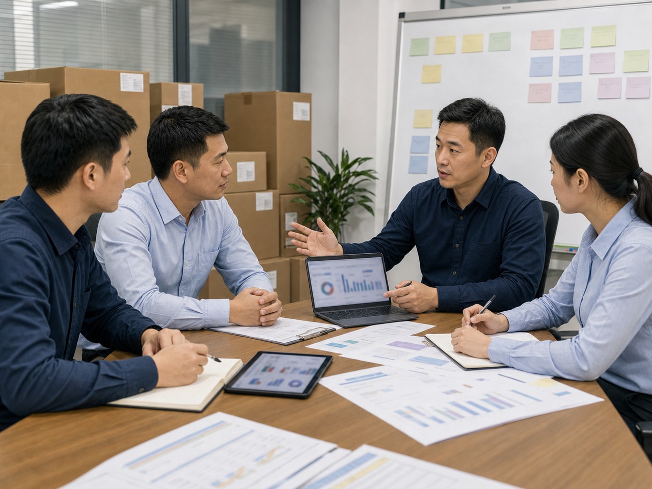 现场核对图4:复盘会议桌