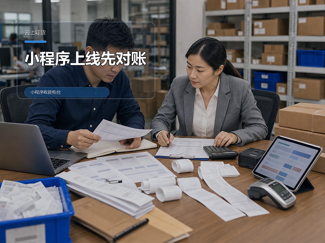 批发小程序商城上线前,要先准备收款对账是否能闭环