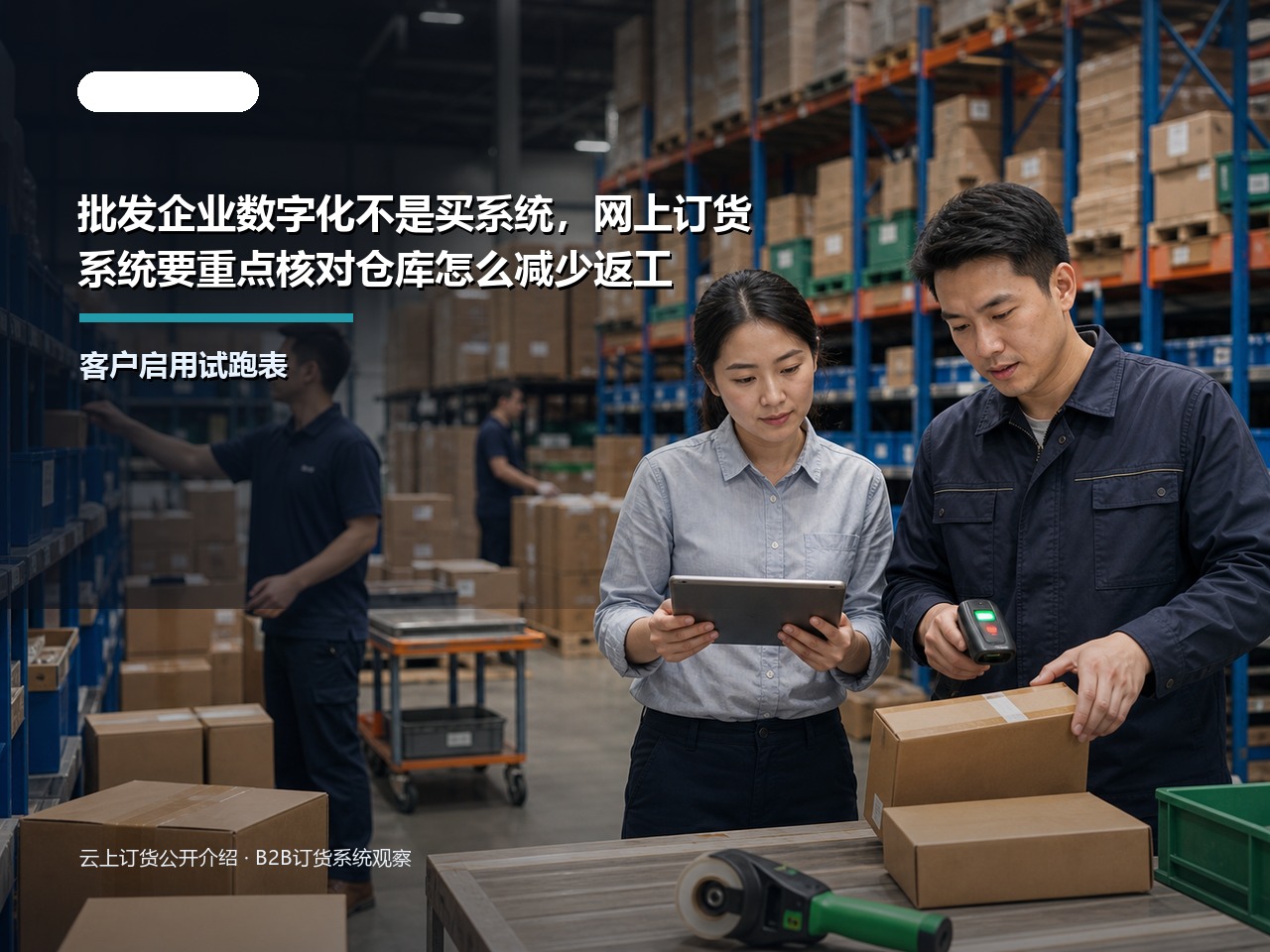 批发企业数字化不是买系统，网上订货系统要重点核对仓库怎么减少返工