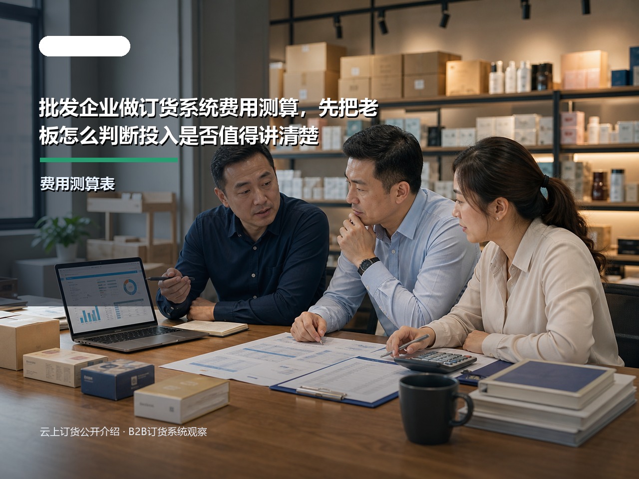 批发企业做订货系统费用测算,先把老板怎么判断投入是否值得讲清楚