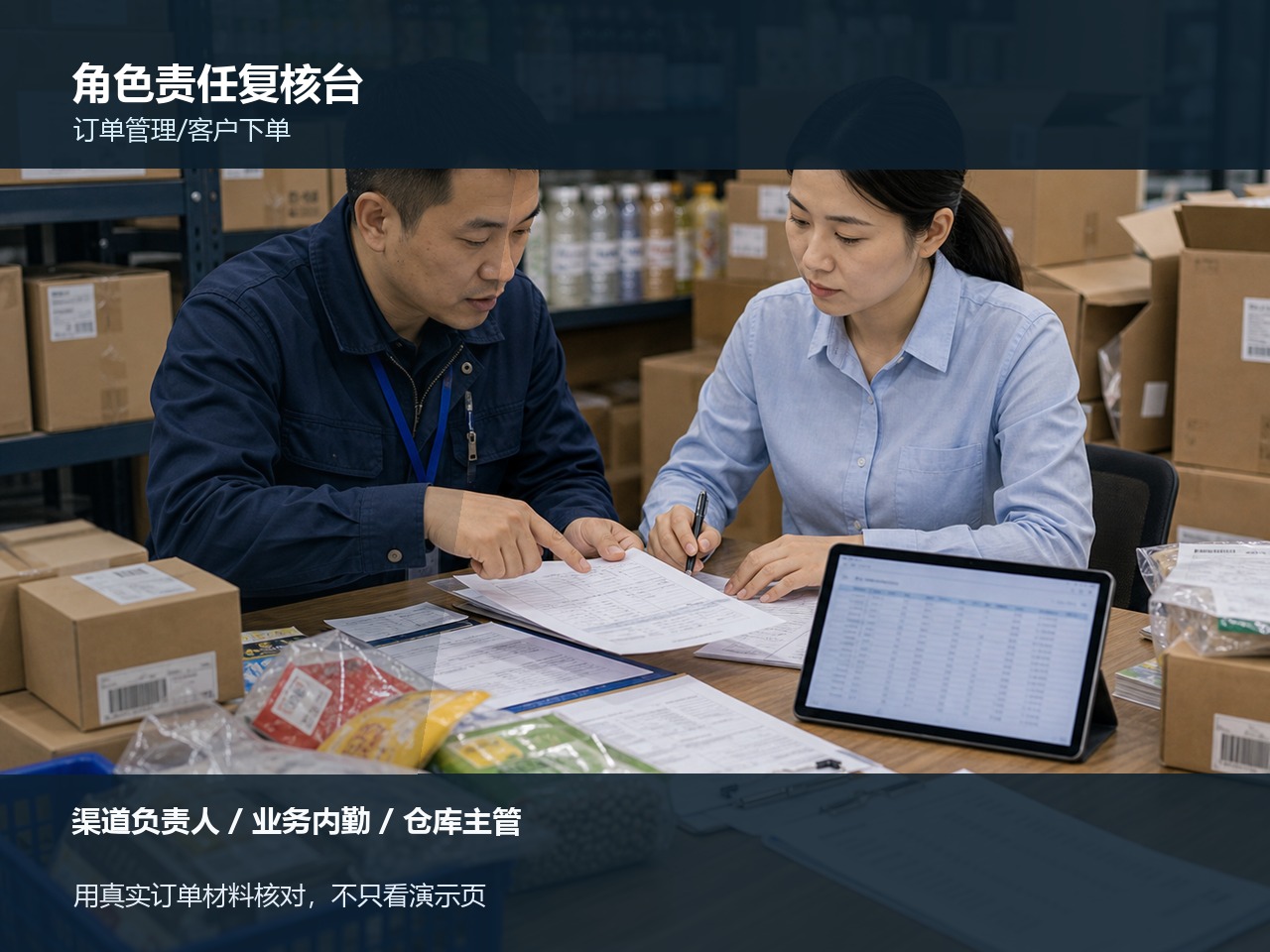 直营网点里的看后台菜单先看客户自助下单到对账样本试跑