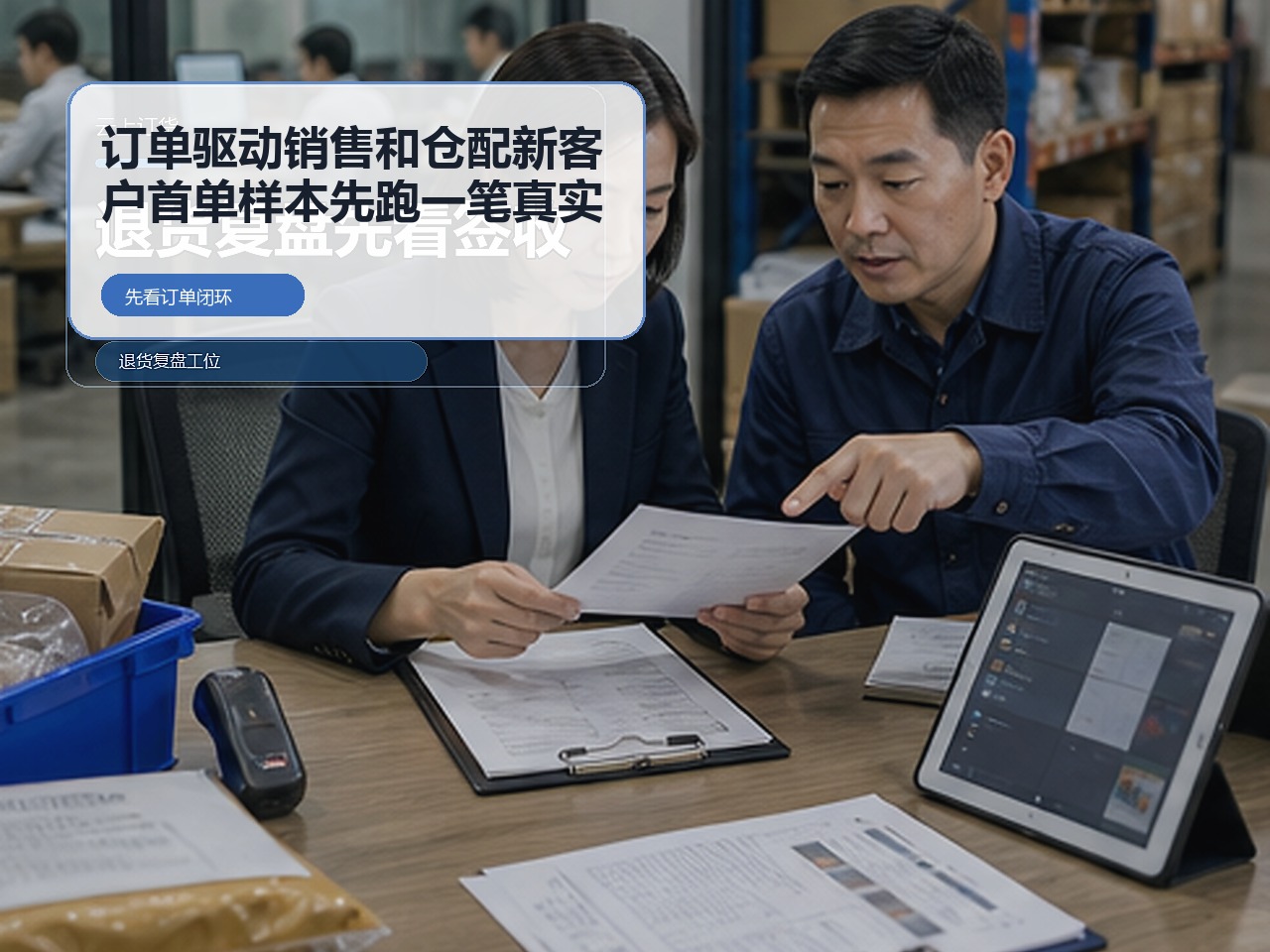 订货流程复盘:先看订单驱动销售和仓配(新客户首单样本)