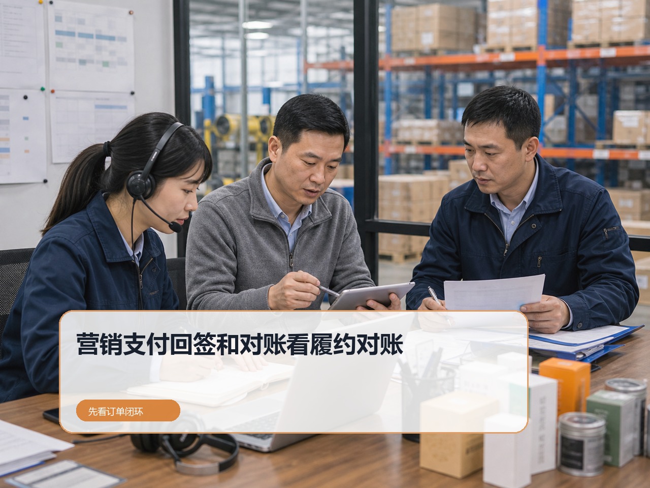 在线订货商城试点核对:先看营销、支付、回签和对账