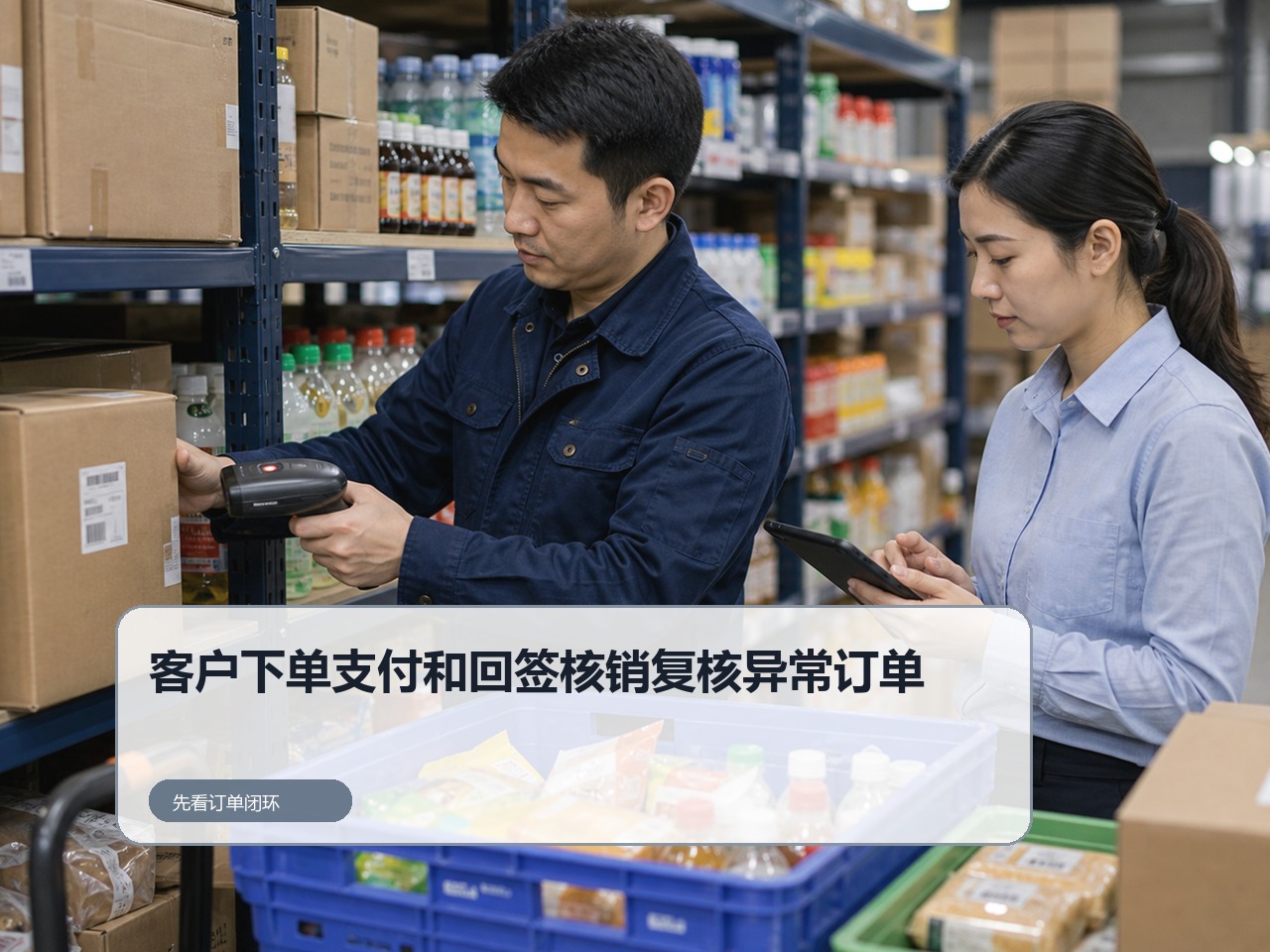 食品冻品经销企业做在线订货商城,先看客户下单、支付和回签核销
