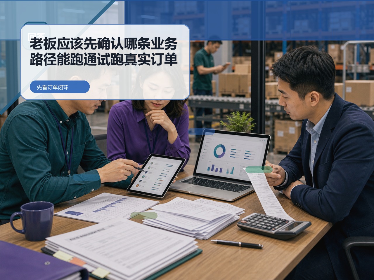 订货系统上线前,老板应该先确认哪条业务路径能跑通