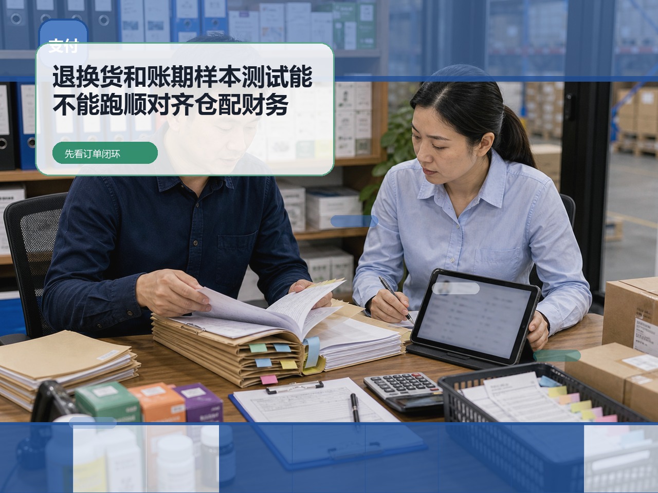 渠道线上订货,先测退换货和账期样本