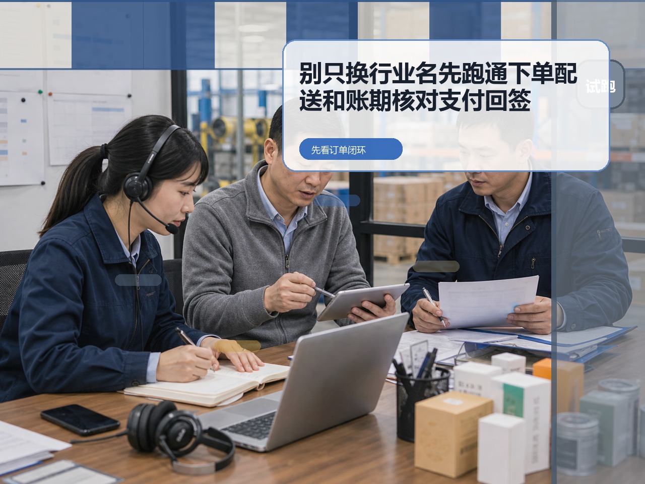 品牌商选订货系统，先跑通下单配送和账期